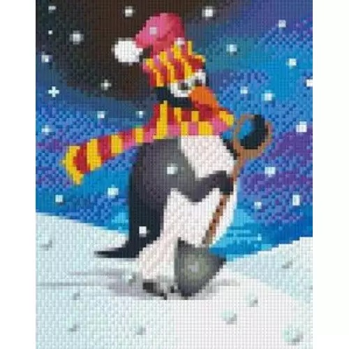 pixelhobby Kit Pingouin hivernal